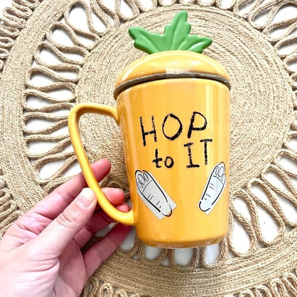 NWT Zootopia Judy Hopps Hop To It Carrot Mug with Lid - Picture 3 of 5